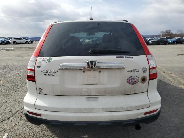 5J6RE4H79AL053257 - 2010 HONDA CR-V EXL WHITE photo 6