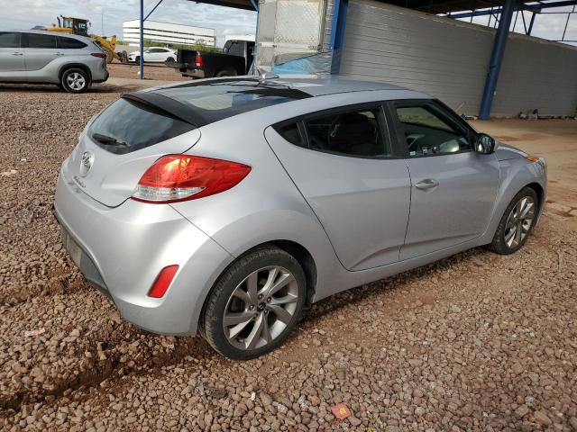 KMHTC6AD8HU304797 - 2017 HYUNDAI VELOSTER SILVER photo 3