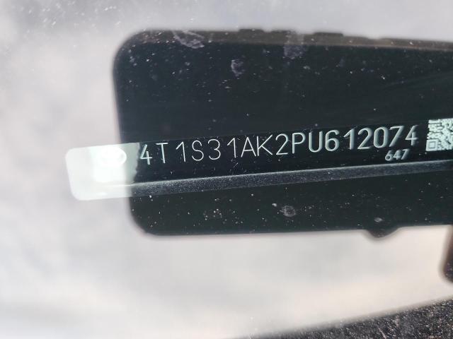 4T1S31AK2PU612074 - 2023 TOYOTA CAMRY SE NIGHT SHADE GRAY photo 12