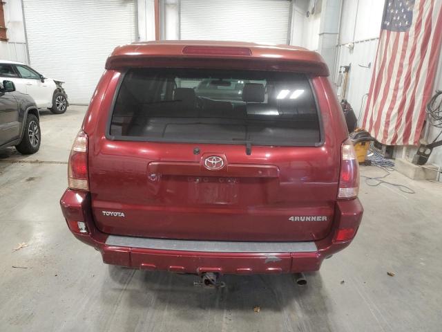 JTEBU14R658051938 - 2005 TOYOTA 4RUNNER SR5 勃艮第红 照片 6