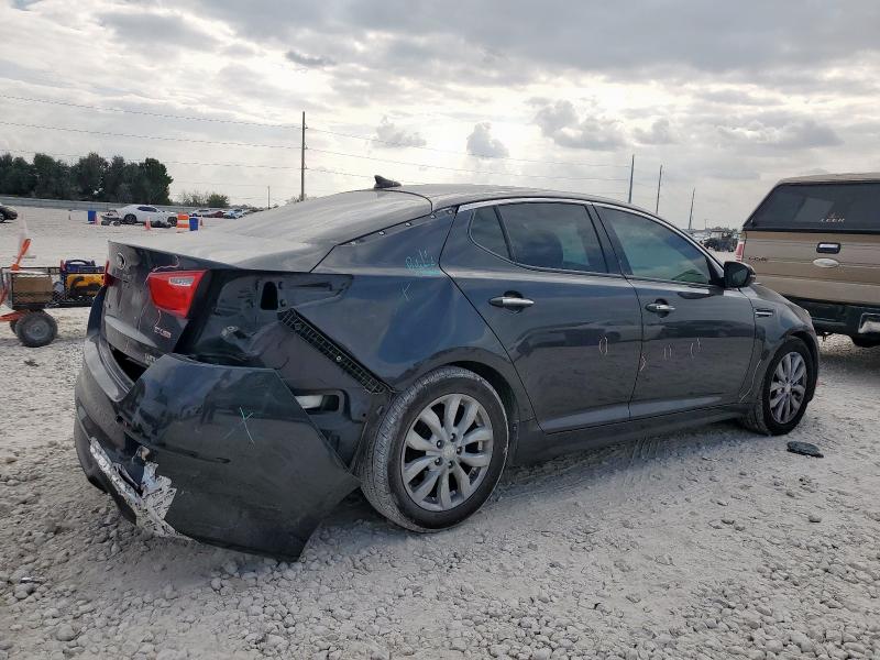 5XXGN4A78FG491900 - 2015 KIA OPTIMA EX GRAY photo 3