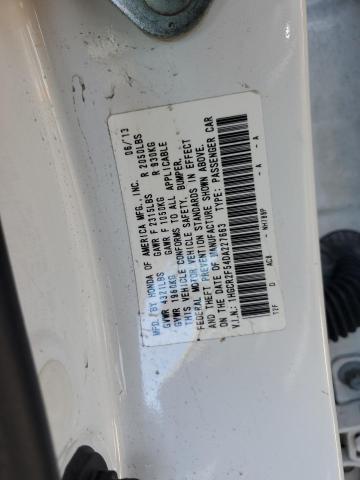 1HGCR2F54DA227663 - 2013 HONDA ACCORD SPORT Ақ фото 12