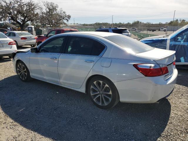 1HGCR2F54DA227663 - 2013 HONDA ACCORD SPORT Ақ фото 2