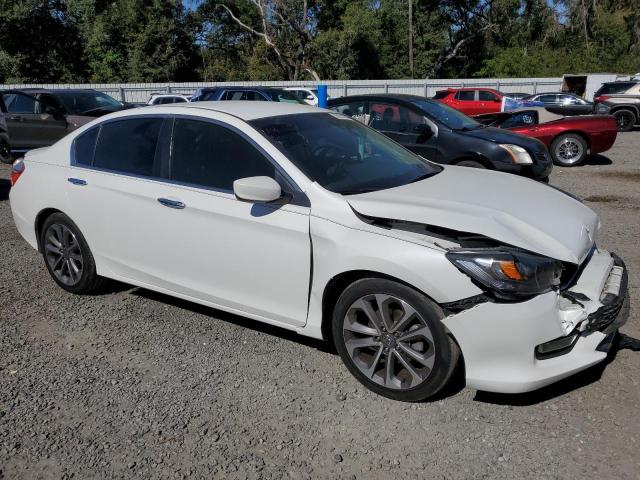 1HGCR2F54DA227663 - 2013 HONDA ACCORD SPORT Ақ фото 4