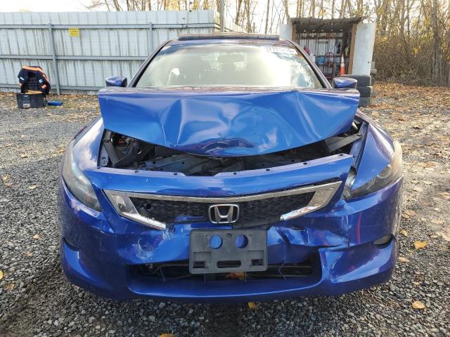 1HGCS21838A016160 - 2008 HONDA ACCORD EXL BLUE photo 5
