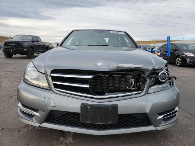 WDDGF8AB1ER320013 - 2014 MERCEDES-BENZ C 300 4MATIC GRAY photo 5