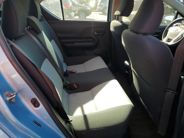 JTDKDTB34F1104676 - 2015 TOYOTA PRIUS C BLUE photo 10