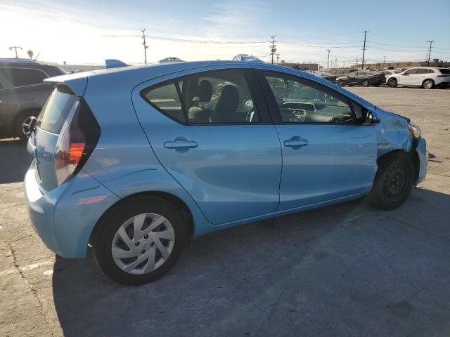 JTDKDTB34F1104676 - 2015 TOYOTA PRIUS C BLUE photo 3