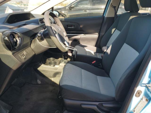 JTDKDTB34F1104676 - 2015 TOYOTA PRIUS C BLUE photo 7