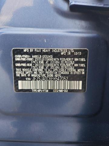 JF2SJADC6EH542052 - 2014 SUBARU FORESTER 2.5I PREMIUM 蓝色 照片 13