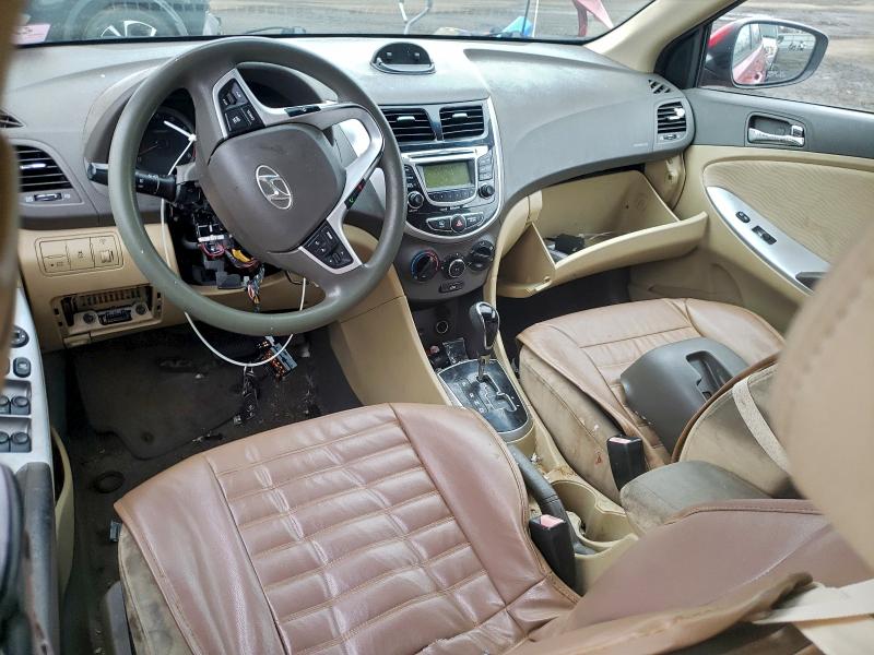 KMHCU4AE1CU166829 - 2012 HYUNDAI ACCENT GLS RED photo 8