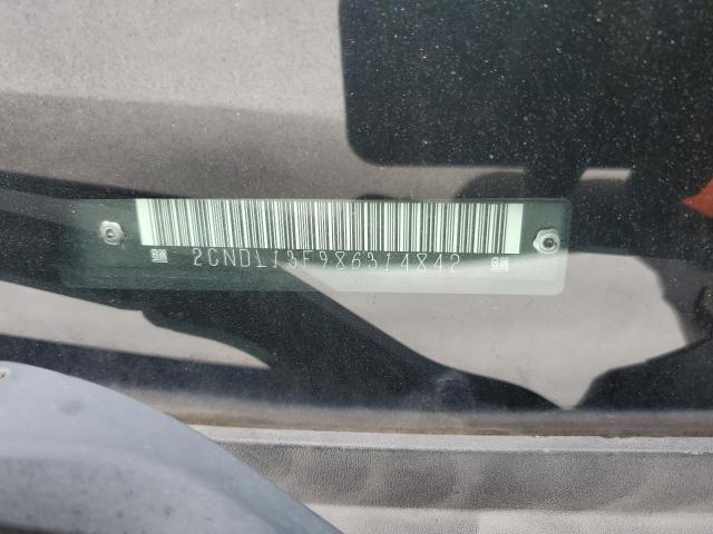 2CNDL13F986314842 - 2008 CHEVROLET EQUINOX LS BLACK photo 12