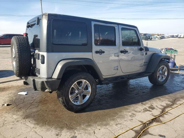 1C4BJWDGXEL253641 - 2014 JEEP WRANGLER U SPORT SILVER photo 3