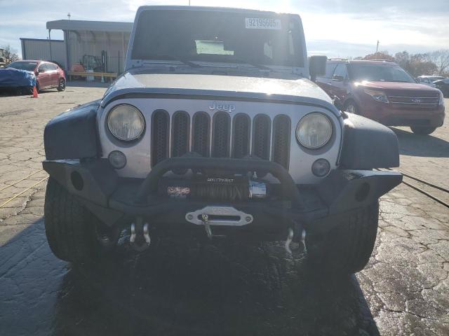 1C4BJWDGXEL253641 - 2014 JEEP WRANGLER U SPORT SILVER photo 5
