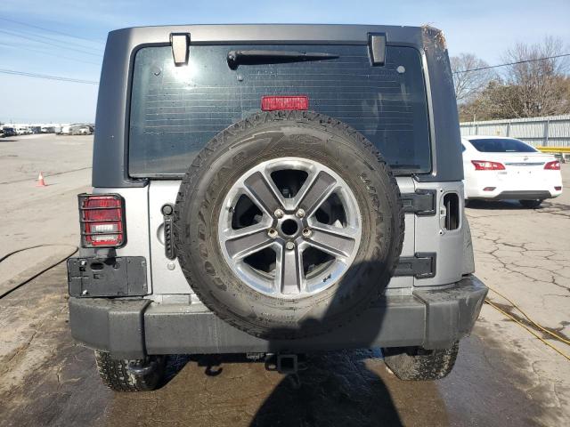 1C4BJWDGXEL253641 - 2014 JEEP WRANGLER U SPORT SILVER photo 6