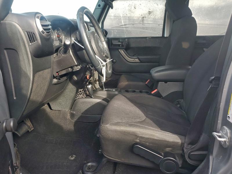 1C4BJWDGXEL253641 - 2014 JEEP WRANGLER U SPORT SILVER photo 7