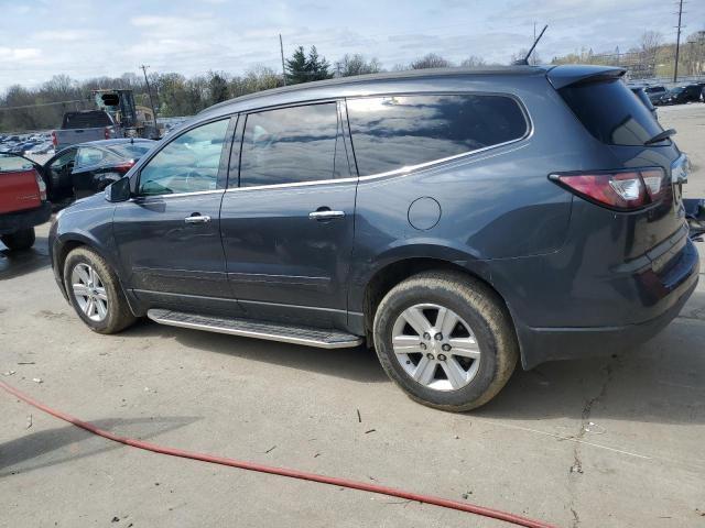 1GNKVGKD0DJ242989 - 2013 CHEVROLET TRAVERSE LT GRAY photo 2
