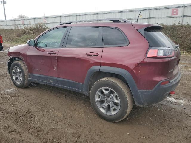 1C4PJMBX0KD431818 - 2019 JEEP CHEROKEE TRAILHAWK BURGUNDY photo 2