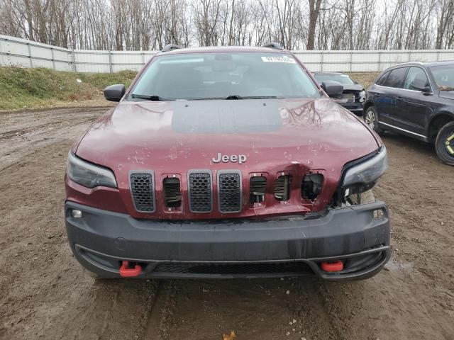 1C4PJMBX0KD431818 - 2019 JEEP CHEROKEE TRAILHAWK BURGUNDY photo 5