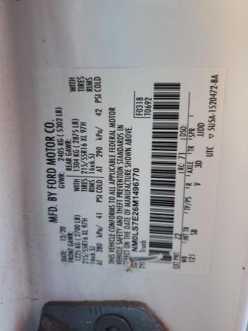 NM0LS7E26M1496770 - 2021 FORD TRANSIT CO XL 白色 照片 13