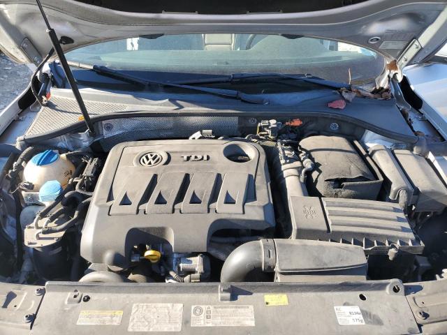 1VWBN7A39EC078002 - 2014 VOLKSWAGEN PASSAT SE ვერცხლისფერი ფოტო 11