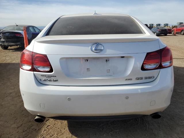 JTHCE96S670009094 - 2007 LEXUS GS 350 WHITE photo 6
