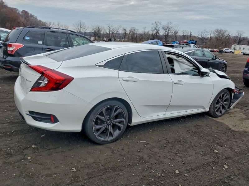 2HGFC2F84LH556419 - 2020 HONDA CIVIC SPORT WHITE photo 3
