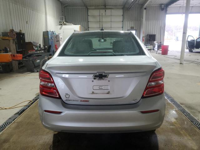 1G1JD5SB7J4104878 - 2018 CHEVROLET SONIC LT SILVER photo 6