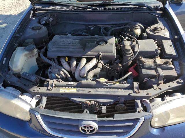 1NXBR12E51Z421618 - 2001 TOYOTA COROLLA CE ლურჯი ფოტო 11
