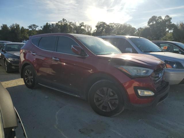 5XYZU3LB8DG081596 - 2013 HYUNDAI SANTA FE S RED photo 4