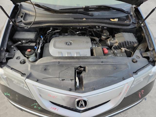 2HNYD2H35DH518246 - 2013 ACURA MDX TECHNOLOGY შავი ფოტო 12
