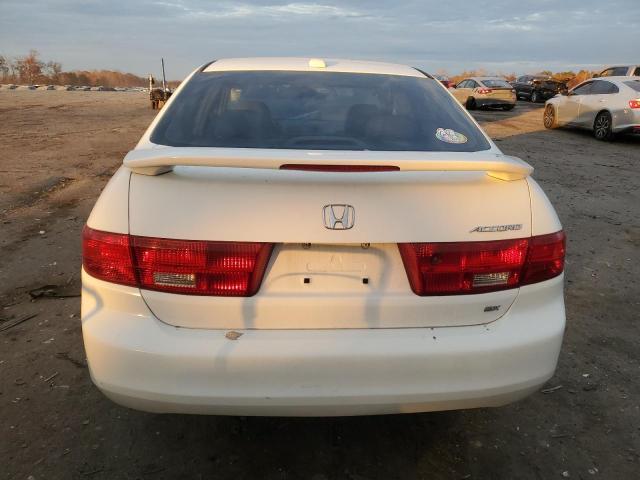 1HGCM56885A065368 - 2005 HONDA ACCORD EX WHITE photo 6