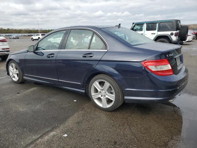 WDDGF8BB1BR162783 - 2011 MERCEDES-BENZ C 300 4MATIC BLUE photo 2