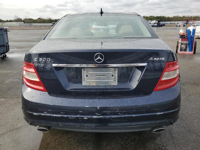 WDDGF8BB1BR162783 - 2011 MERCEDES-BENZ C 300 4MATIC BLUE photo 6