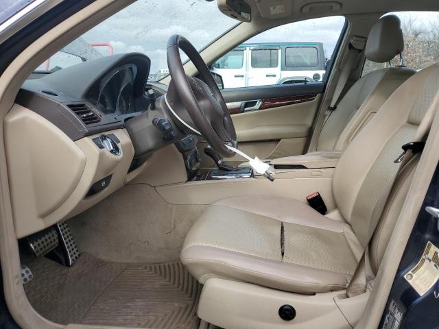 WDDGF8BB1BR162783 - 2011 MERCEDES-BENZ C 300 4MATIC BLUE photo 7