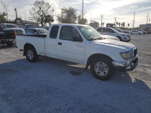 5TEVL52N11Z828059 - 2001 TOYOTA TACOMA XTRACAB WHITE photo 4