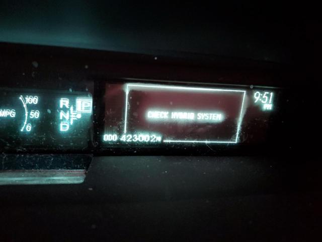 JTDKN3DU9A0094423 - 2010 TOYOTA PRIUS SILVER photo 9