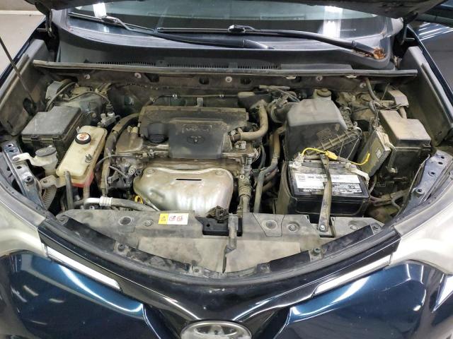 JTMRFREV2HJ110441 - 2017 TOYOTA RAV4 XLE BLUE photo 12