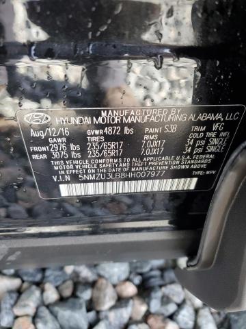 5NMZU3LB8HH007977 - 2017 HYUNDAI SANTA FE S 黑色 照片 13