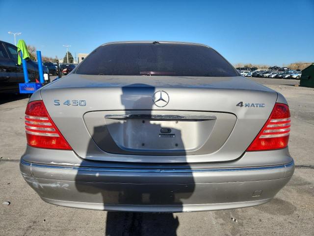 WDBNG83J14A403357 - 2004 MERCEDES-BENZ S 430 4MATIC SILVER photo 6