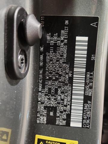 5TDBK3EH8BS062877 - 2011 TOYOTA HIGHLANDER BASE أخضر صورة 13