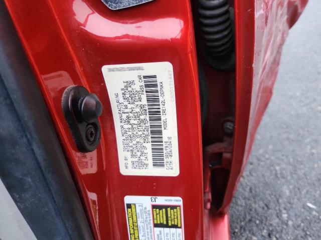 5YFBU4EE7DP146075 - 2013 TOYOTA COROLLA BASE Червоний фото 12