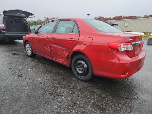 5YFBU4EE7DP146075 - 2013 TOYOTA COROLLA BASE Червоний фото 2