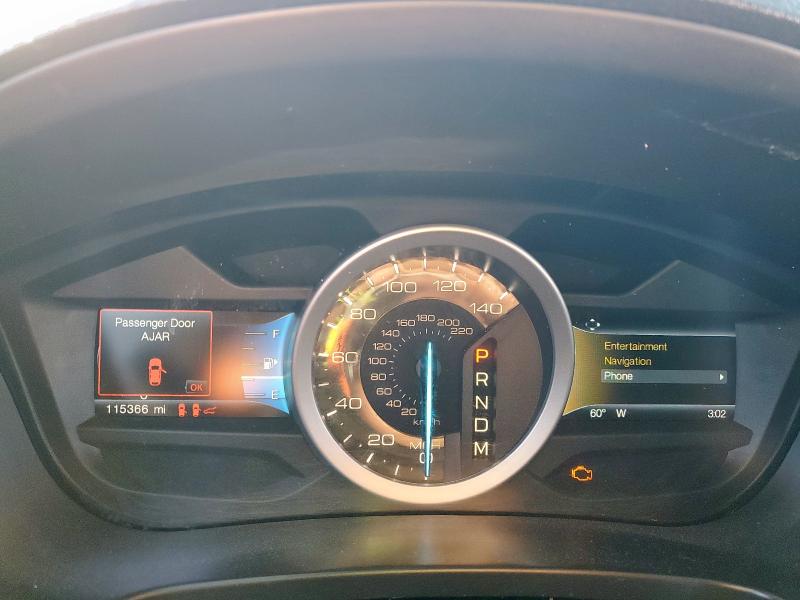 1FM5K7D87FGA92857 - 2015 FORD EXPLORER XLT 银色 照片 9