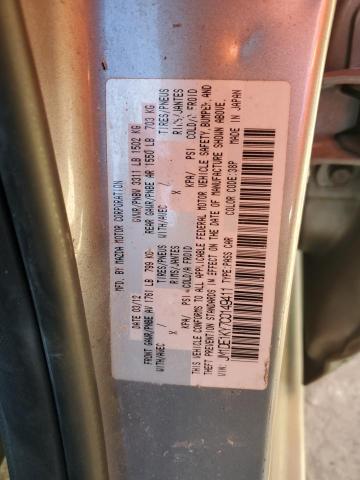 JM1DE1KY7C0149411 - 2012 MAZDA MAZDA2 SILVER photo 13