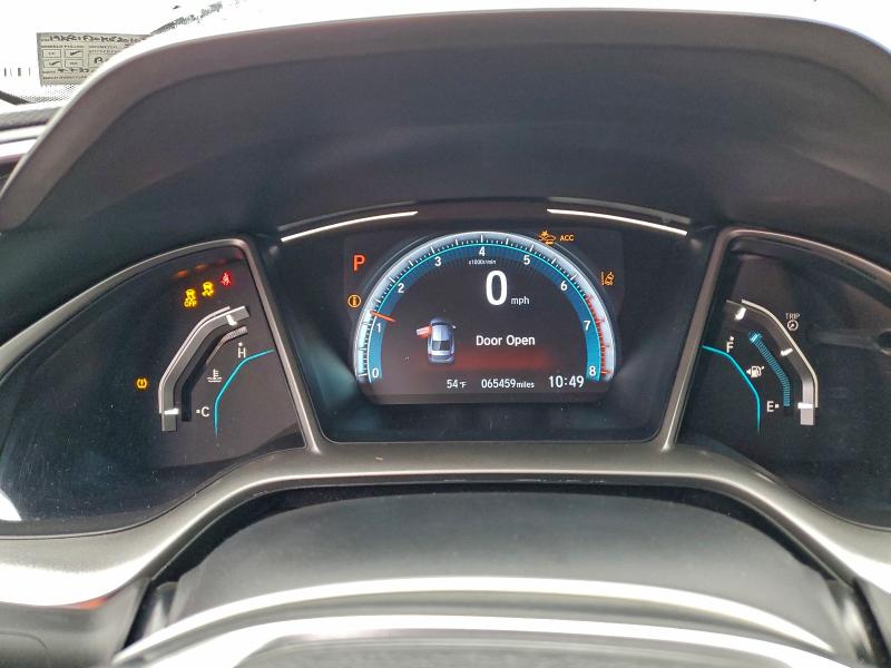 19XFC1F30KE201027 - 2019 HONDA CIVIC EX Blanc photo 9