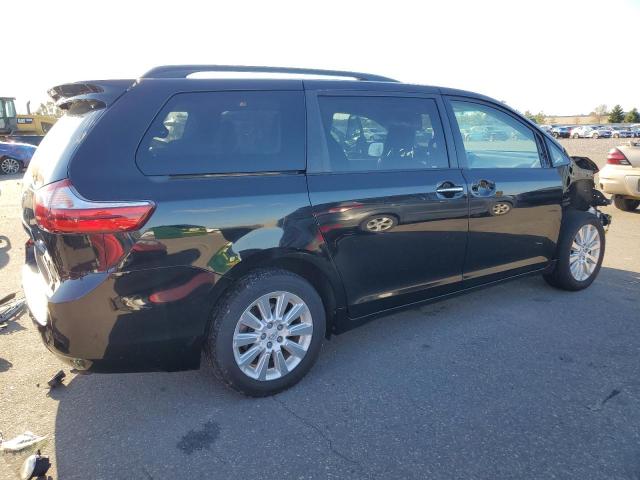 5TDDK3DC2FS104688 - 2015 TOYOTA SIENNA XLE შავი ფოტო 3