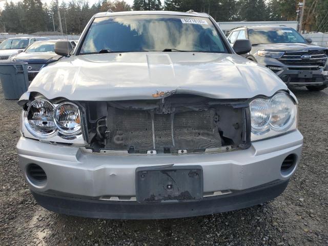 1J4GR48K16C334704 - 2006 JEEP GRAND CHER LAREDO ვერცხლისფერი ფოტო 5