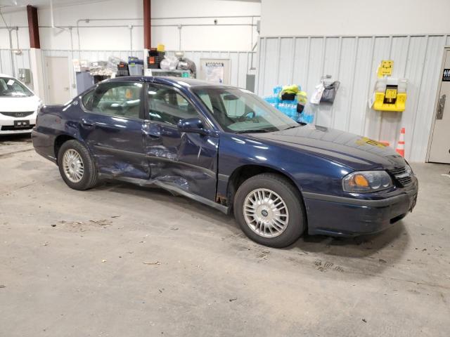 2G1WF55K819337774 - 2001 CHEVROLET IMPALA BLUE photo 4