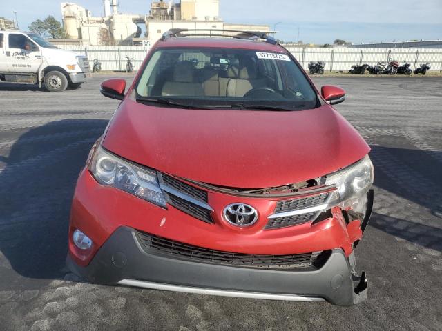 2T3WFREV7DW012035 - 2013 TOYOTA RAV4 XLE RED photo 5